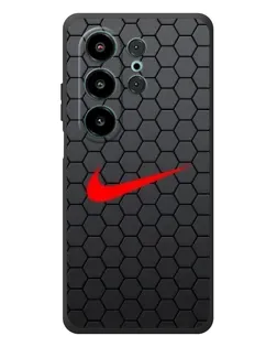 Чехол для Blackview Wave 10 с картинкой «Nike — карбоновая сетка»