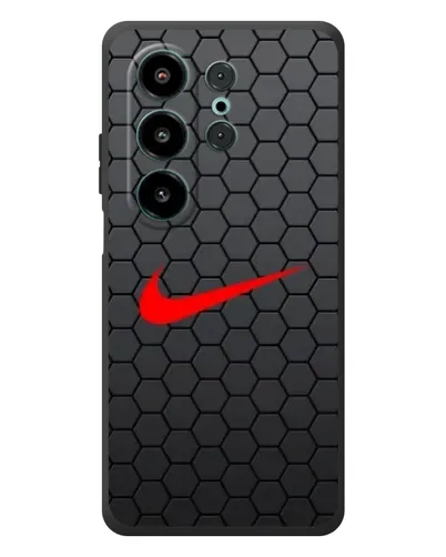Чехол для Blackview Wave 10 с картинкой «Nike — карбоновая сетка»