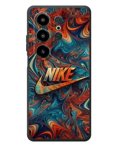Чехол для Blackview Wave 10 с картинкой «Nike в абстракции»