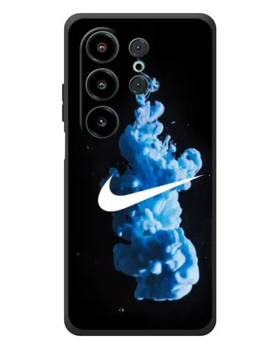 Чехол для Blackview Wave 10 с картинкой «Nike и синий дым»