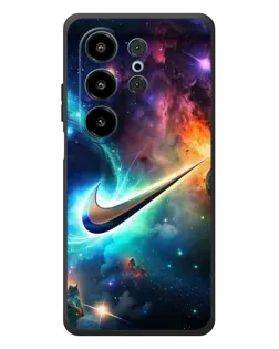Чехол для Blackview Wave 10 с картинкой «Космический Nike Swoosh»