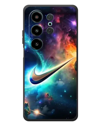 Чехол для Blackview Wave 10 с картинкой «Космический Nike Swoosh»