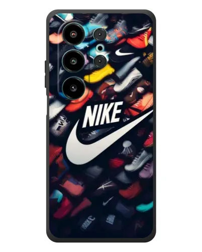 Чехол для Blackview Wave 10 с картинкой «Коллекция кроссовок Nike»