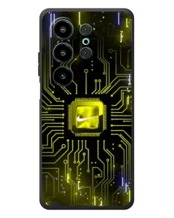 Чехол для Blackview Wave 10 с картинкой «Nike — золотая искра»