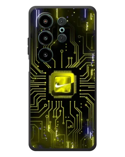 Чехол для Blackview Wave 10 с картинкой «Nike — золотая искра»
