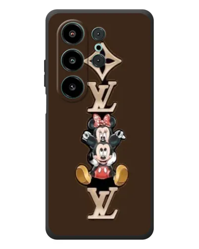 Чехол для Blackview Wave 10 с картинкой «LV и Микки Маус»