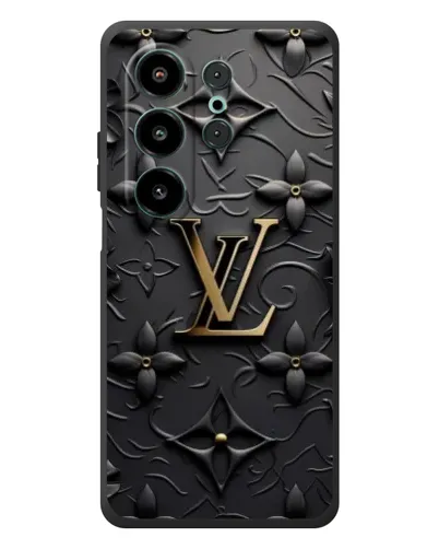 Чехол для Blackview Wave 10 с картинкой «Кожаная текстура LV»