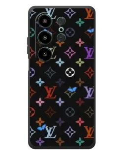 Чехол для Blackview Wave 10 с картинкой «Цветная монограмма LV»
