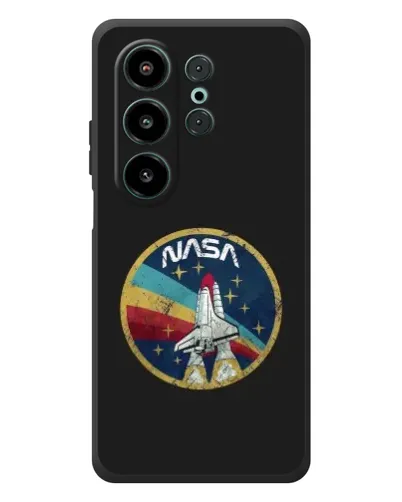 Чехол для Blackview Wave 10 с картинкой «NASA — эмблема миссии»