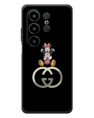 Чехол для Blackview Wave 10 с картинкой «Минни Маус на лого»
