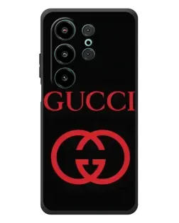 Чехол для Blackview Wave 10 с картинкой «Gucci — красный логотип»