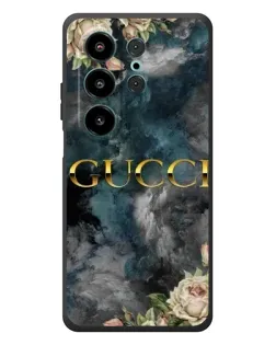 Чехол для Blackview Wave 10 с картинкой «Абстрактные цветы Gucci»