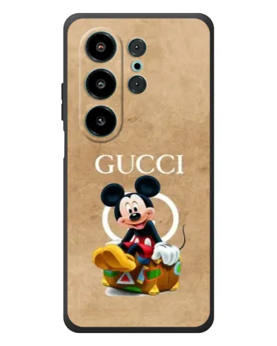 Чехол для Blackview Wave 10 с картинкой «Микки Маус Gucci — крафт»