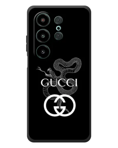 Чехол для Blackview Wave 10 с картинкой «Gucci — серебряная змея»