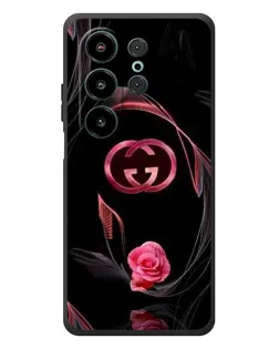 Чехол для Blackview Wave 10 с картинкой «Gucci — неоновая роза»