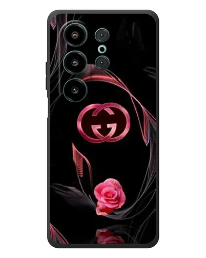Чехол для Blackview Wave 10 с картинкой «Gucci — неоновая роза»