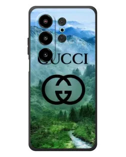 Чехол для Blackview Wave 10 с картинкой «Gucci — горный пейзаж»