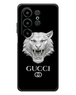 Чехол для Blackview Wave 10 с картинкой «Gucci — серебряный лев»