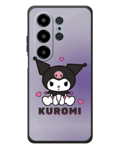 Чехол для Blackview Wave 10 с картинкой «Kuromi — фиолетовый арт»
