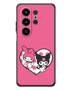 Чехол для Blackview Wave 10 с картинкой «Kuromi и My Melody»