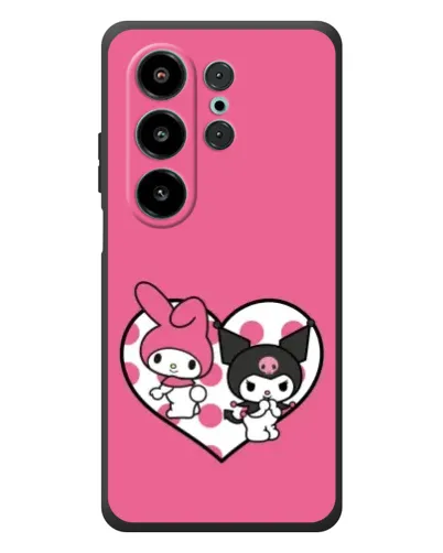Чехол для Blackview Wave 10 с картинкой «Kuromi и My Melody»