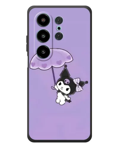Чехол для Blackview Wave 10 с картинкой «Kuromi с зонтиком»