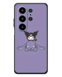Чехол для Blackview Wave 10 с картинкой «Kuromi на лиловом фоне»