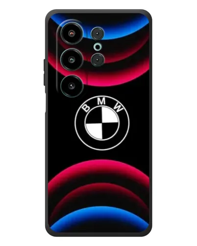 Чохол для Blackview Wave 10 з картинкою «Логотип BMW та неонові дуги»
