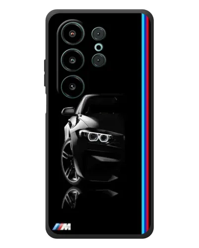Чохол для Blackview Wave 10 з картинкою «Силует BMW в темряві»
