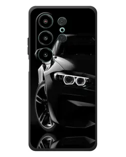 Чохол для Blackview Wave 10 з картинкою «Чорна BMW — профіль»