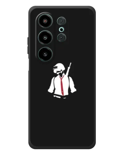 Чохол для Blackview Wave 10 з картинкою «PUBG — силует воїна»