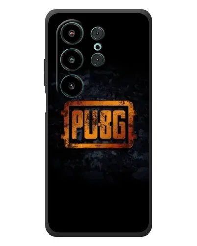 Чохол для Blackview Wave 10 з картинкою «PUBG — золотий логотип»