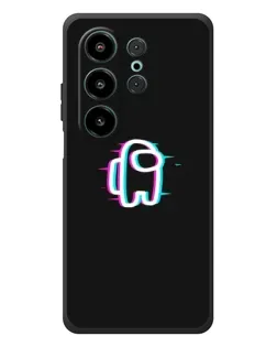 Чехол для Blackview Wave 10 с картинкой «Among Us неон»