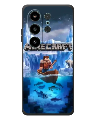 Чехол для Blackview Wave 10 с картинкой «Minecraft ледяной мир» Чехол для Blackview Wave 10 с картинкой «Minecraft ледяной мир»