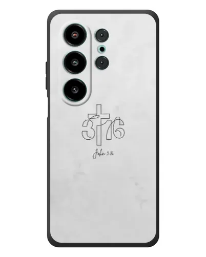 Чехол для Blackview Wave 10 с картинкой «Иоанна 3:16 Крест»