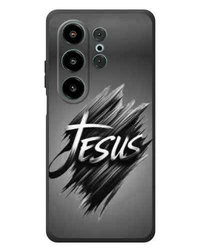 Чехол для Blackview Wave 10 с картинкой «Надпись Jesus Graffiti»