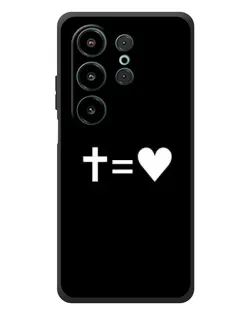 Чехол для Blackview Wave 10 с картинкой «Крест и Сердце»