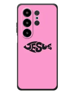 Чехол для Blackview Wave 10 с картинкой «Розовый символ  Jesus»