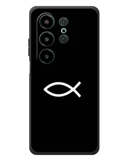 Чехол для Blackview Wave 10 с картинкой «Символ рыбы Jesus»