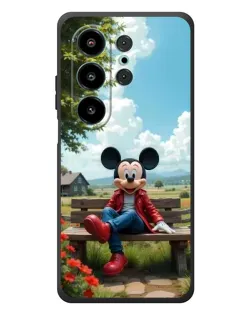 Чохол для Blackview Wave 10 з картинкою «Міккі на лавці»