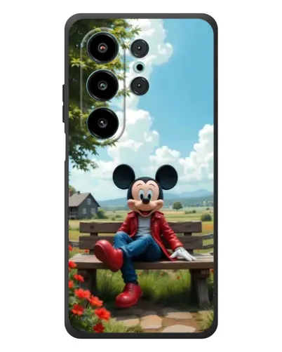 Чохол для Blackview Wave 10 з картинкою «Міккі на лавці»