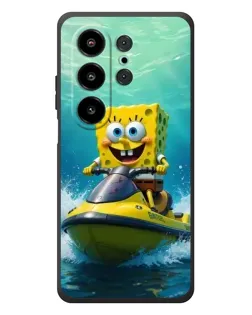 Чохол для Blackview Wave 10 з картинкою «Спанч Боб на гідроциклі»