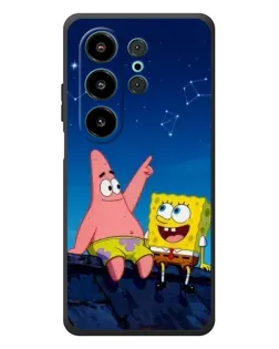 Чохол для Blackview Wave 10 з картинкою «Губка Боб та Патрік вночі»