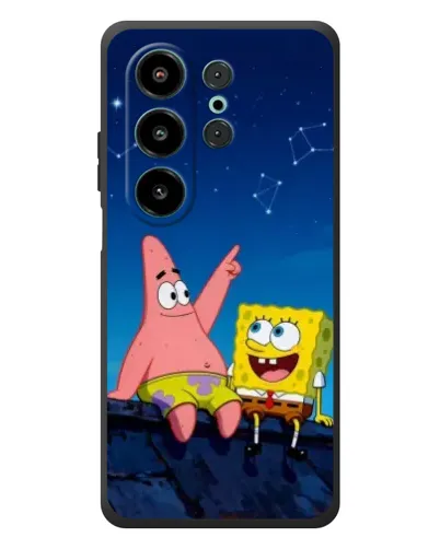 Чехол для Blackview Wave 10 с картинкой «Губка Боб и Патрик ночью» Чехол для Blackview Wave 10 с картинкой «Губка Боб и Патрик ночью»