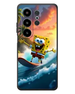 Чехол для Blackview Wave 10 с картинкой «Губка Боб серфингист»