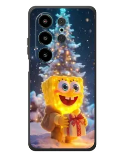 Чехол для Blackview Wave 10 с картинкой «Рождественский Спанч Боб»