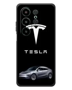 Чехол для Blackview Wave 10 с картинкой «Tesla Model Y»