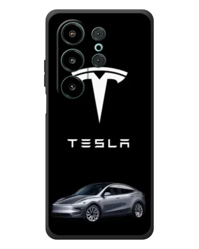 Чехол для Blackview Wave 10 с картинкой «Tesla Model Y»