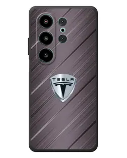 Чехол для Blackview Wave 10 с картинкой «Металлическая текстура Tesla»