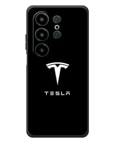 Чехол для Blackview Wave 10 с картинкой «Tesla White Logo»
